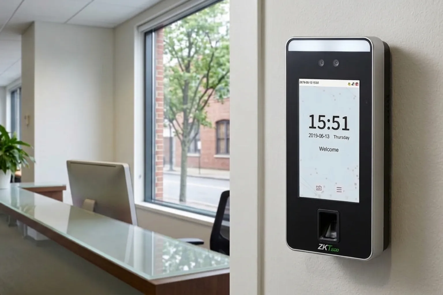 ZKTeco SpeedFace V5L terminal biométrico facial para control de asistencia en Argentina