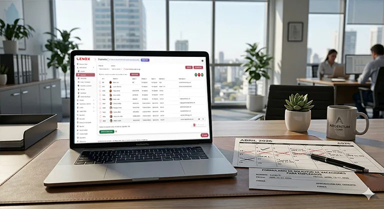 Gestión de vacaciones del personal y solicitudes de licencias en empresa