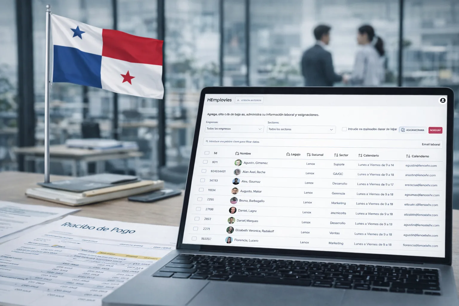 Jornada laboral Panamá: Código del Trabajo, CSS, décimo tercer mes, control de asistencia biométrico y Lenox HR