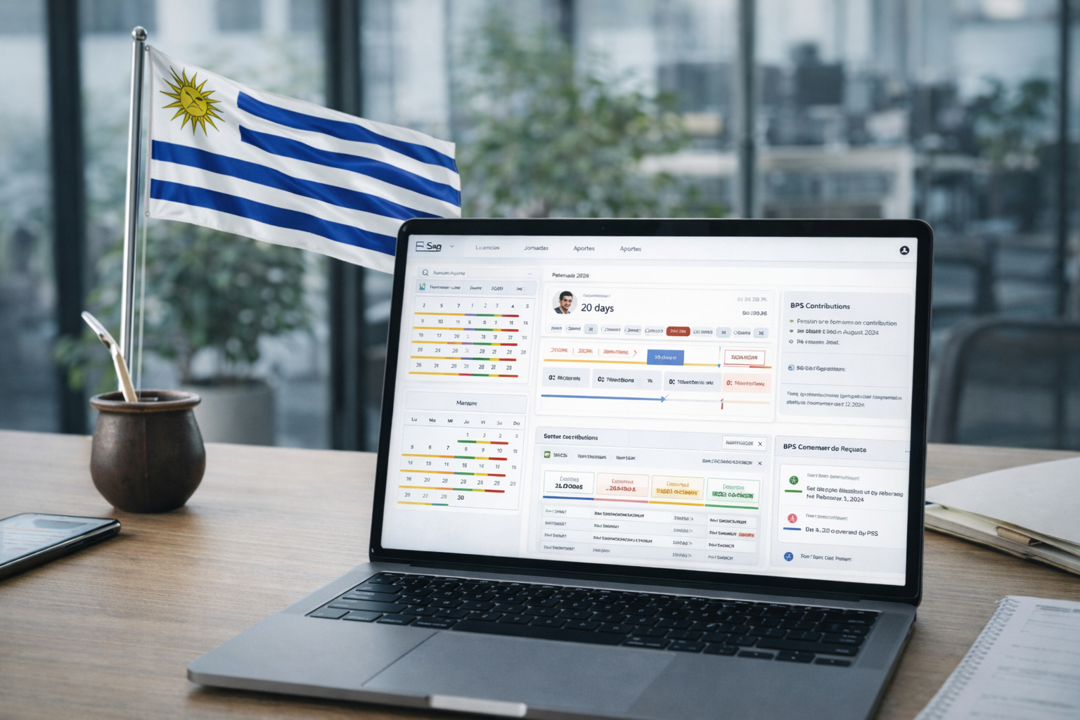 Novedades laborales Uruguay 2026: licencia paternal, BPS, reforma previsional y software RRHH Lenox HR