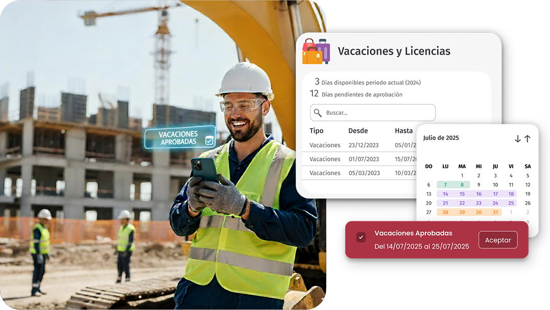 Planificación de vacaciones y licencias