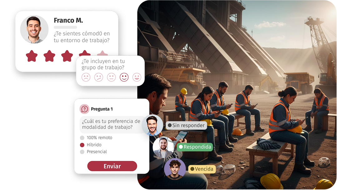 Encuestas de seguridad y clima laboral