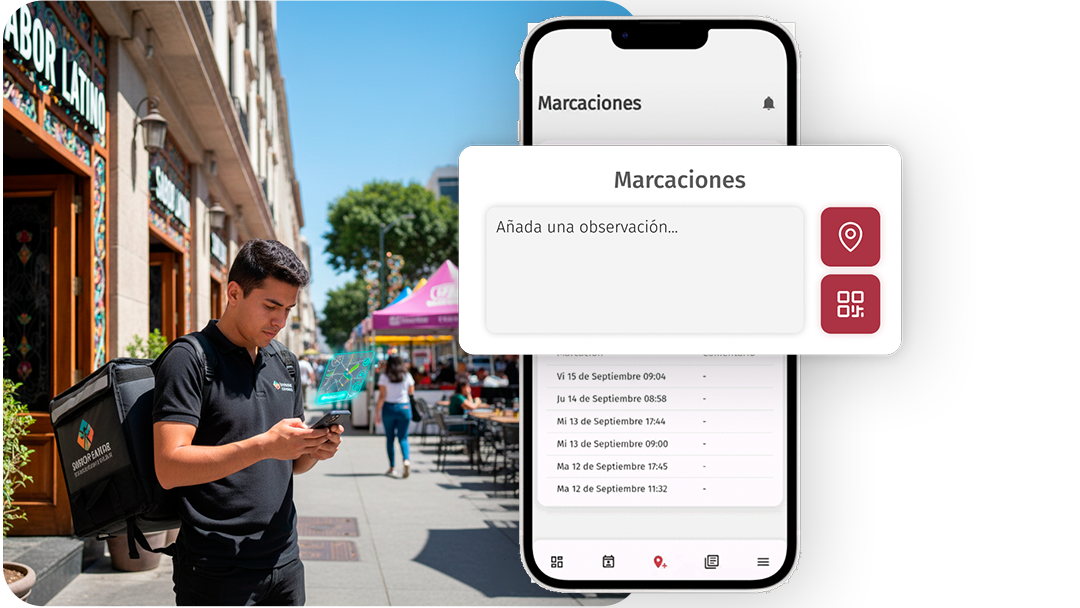 Marcación remota por webapp instalable