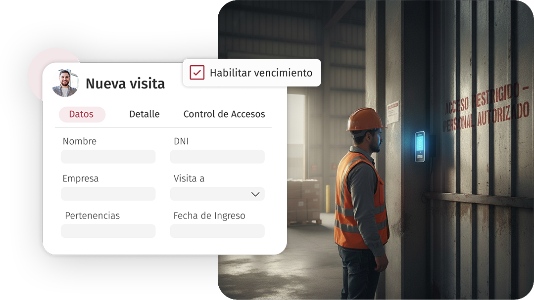 Almacén y zonas de carga