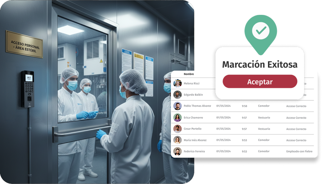 Turnos en laboratorios y producción