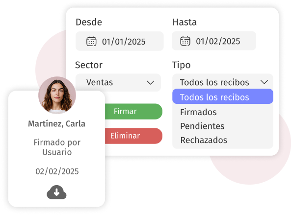 Filtros y trazabilidad de documentos