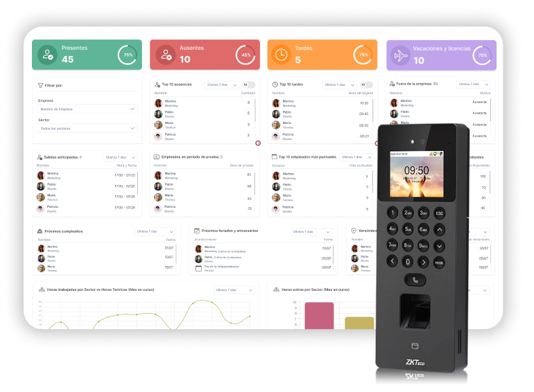 Plataforma Lenox HR — Control Horario y RR.HH.
