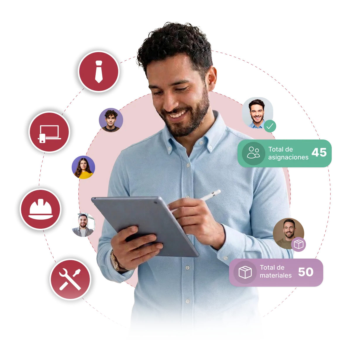 Entrega de materiales Lenox HR